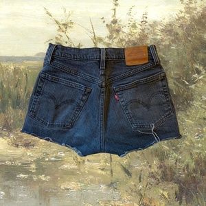 Levi’s Black 501 Cutoff Shorts size 24